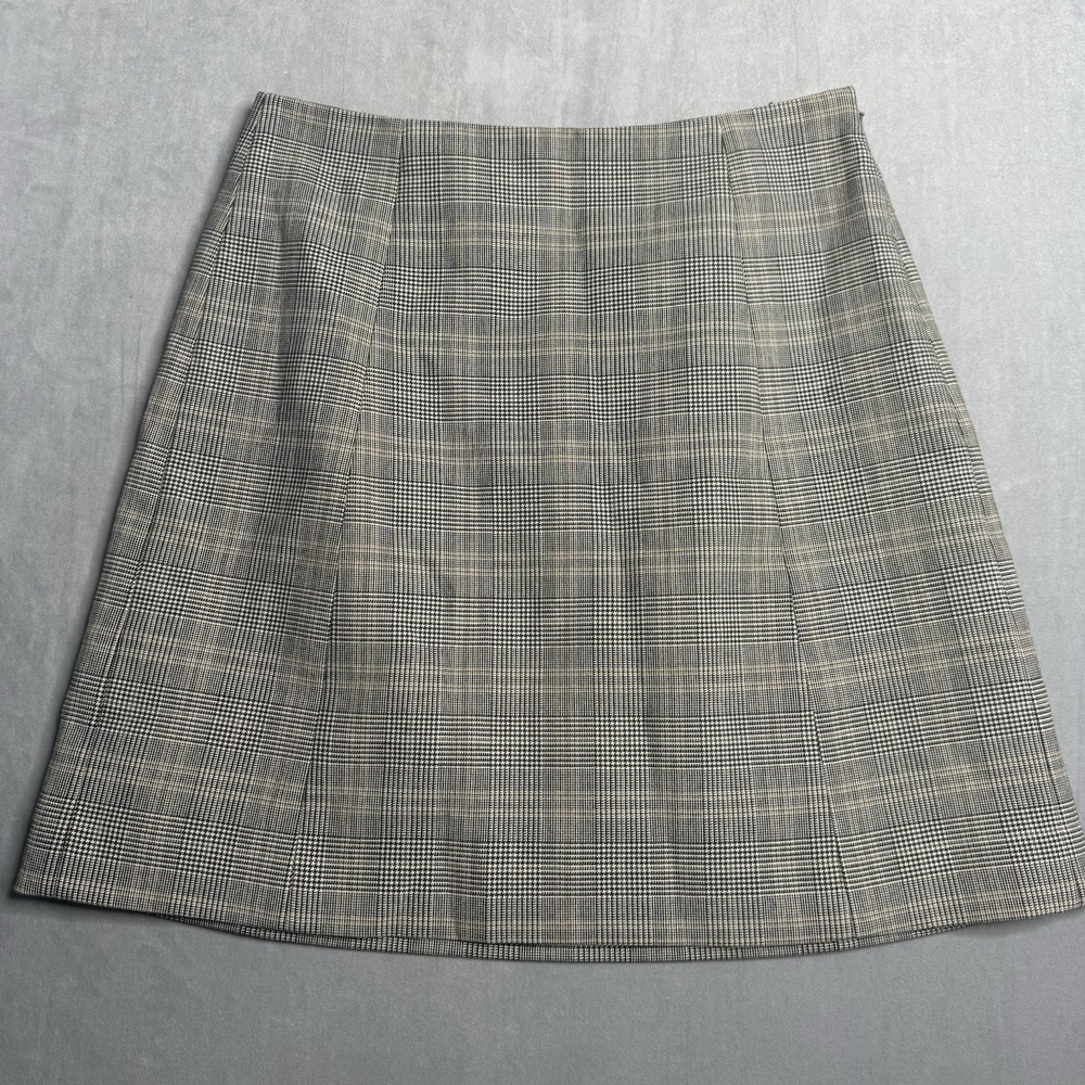 Aritzia‎ Babaton Skirt Womens 6 Plaid Hopper Fall Business Casual Flare